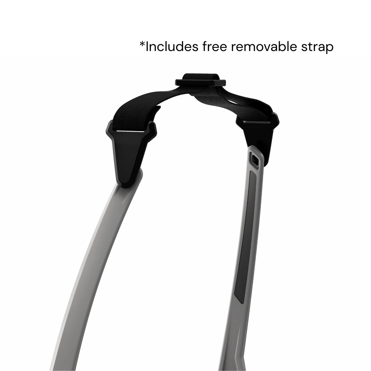 Matte Pebble | DUBL Helios Golf Sunglasses with ShotSync™, grips and strap