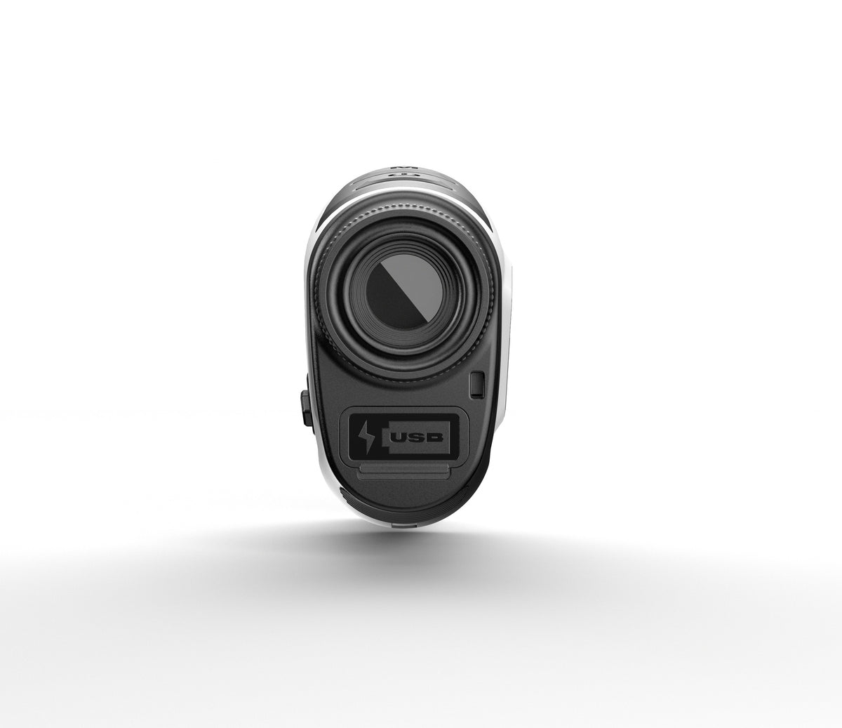 Matte Carbon | DUBL Vantage Golf Rangefinder, eye piece white