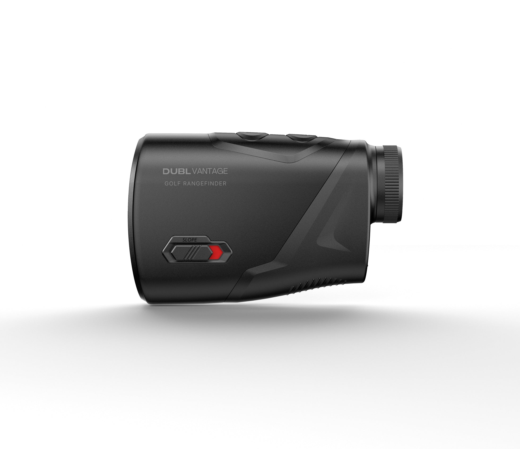 Matte Carbon | DUBL Vantage Golf Rangefinder, black side
