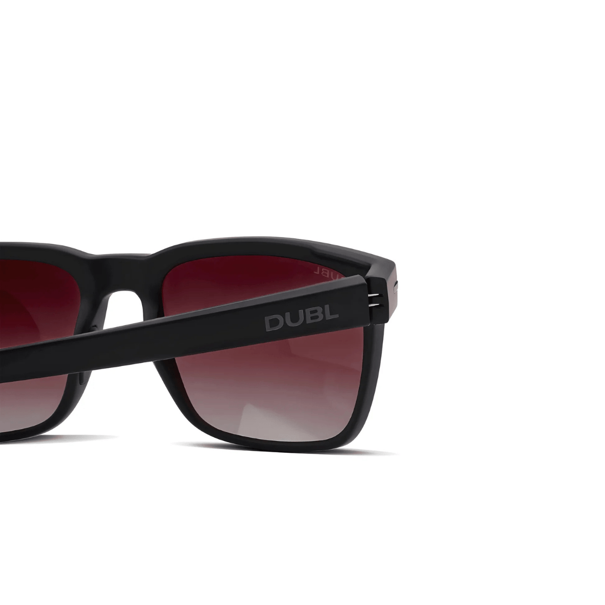 Matte Carbon | DUBL 3.0 Golf Sunglasses, Back-leg closed