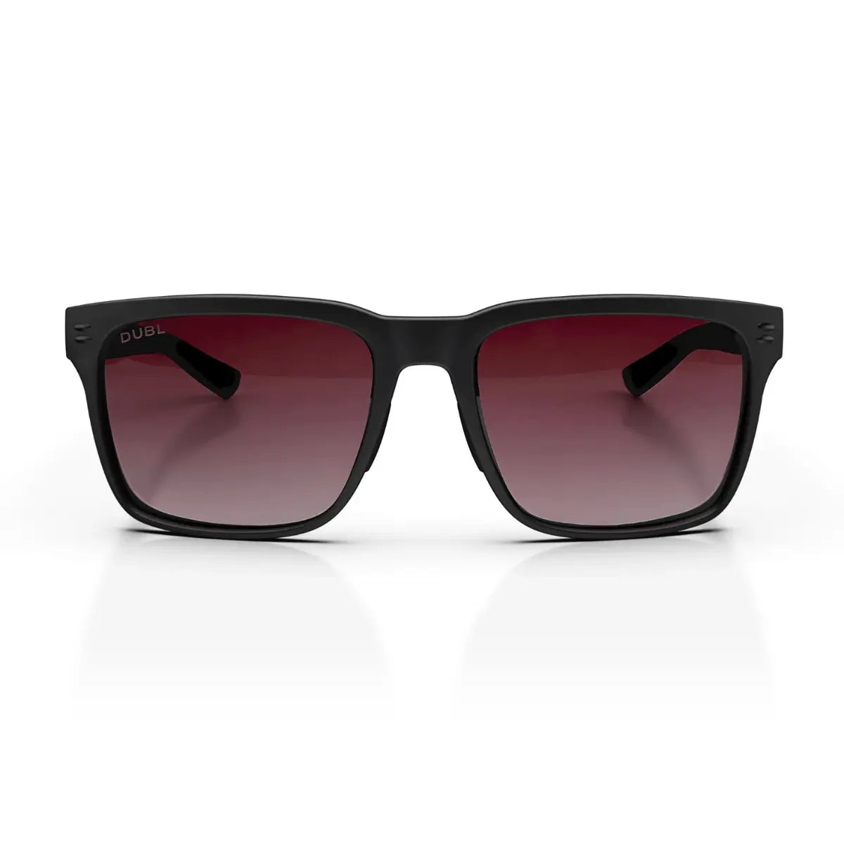 Matte Carbon | DUBL Hyperion Golf Sunglasses, Front Shot