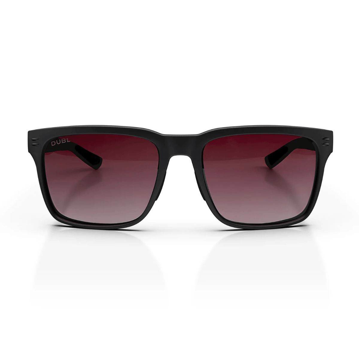 Matte Carbon | DUBL Hyperion Golf Sunglasses, Front Shot