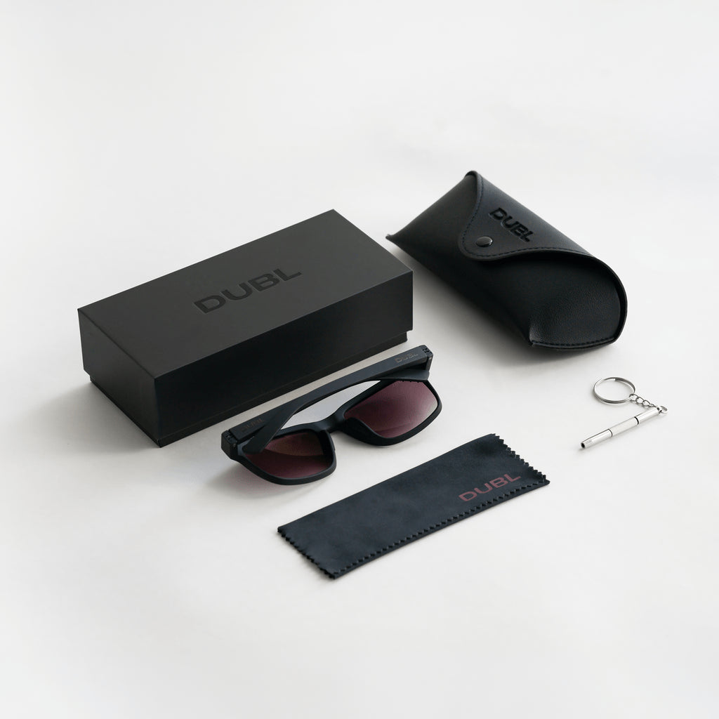 Matte Abyss | Sunglasses Box with all items