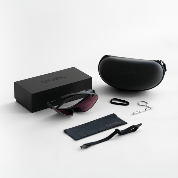 Matte Halo | Helios Sunglasses Box with all items