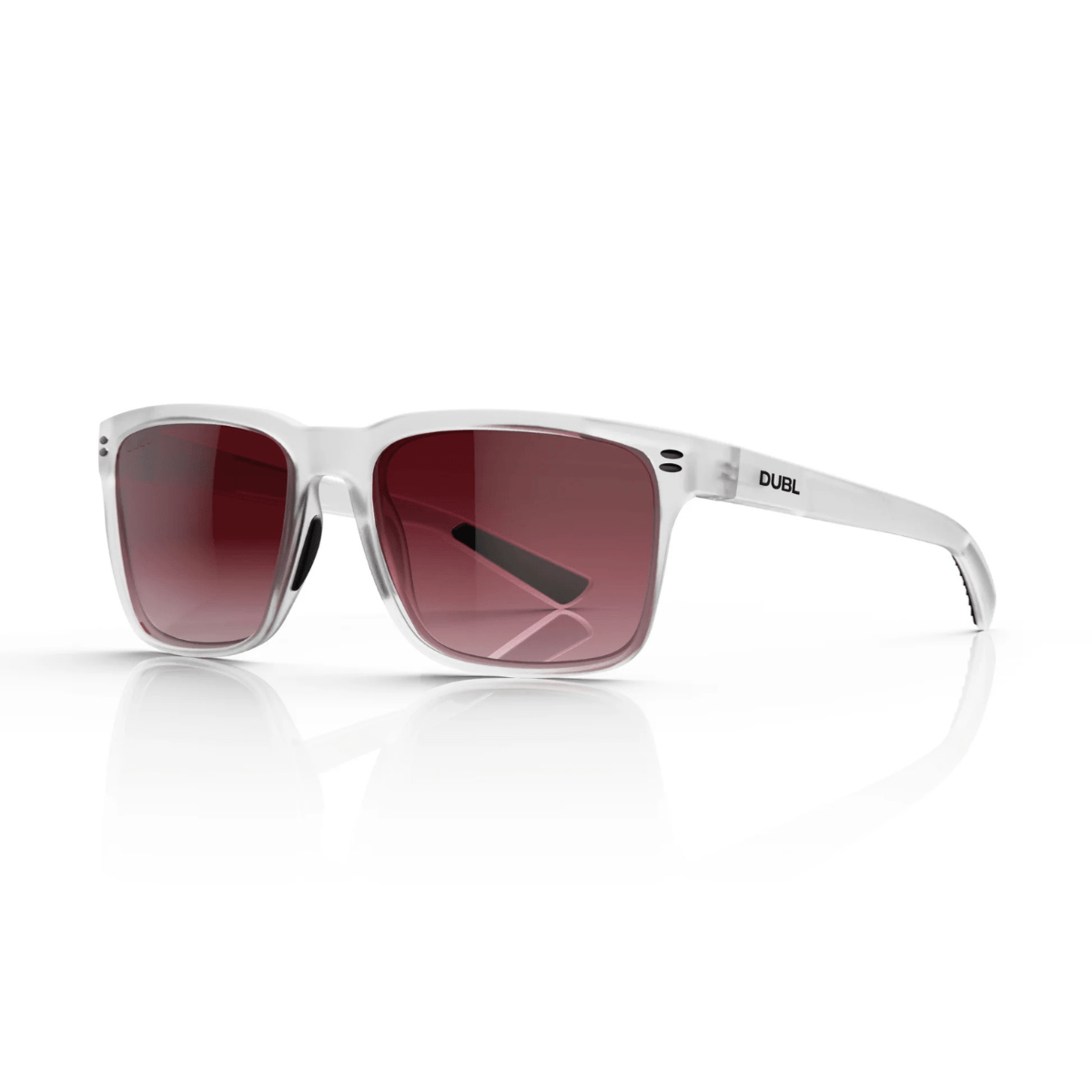 Matte Halo | DUBL Hyperion Golf Sunglasses, Side Shot