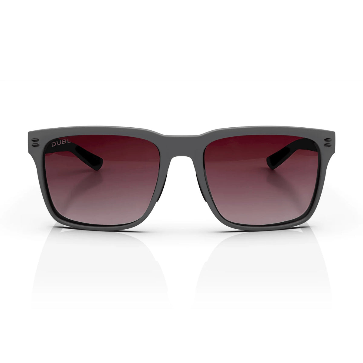 Matte Pebble | DUBL Hyperion Golf Sunglasses, Front Shot