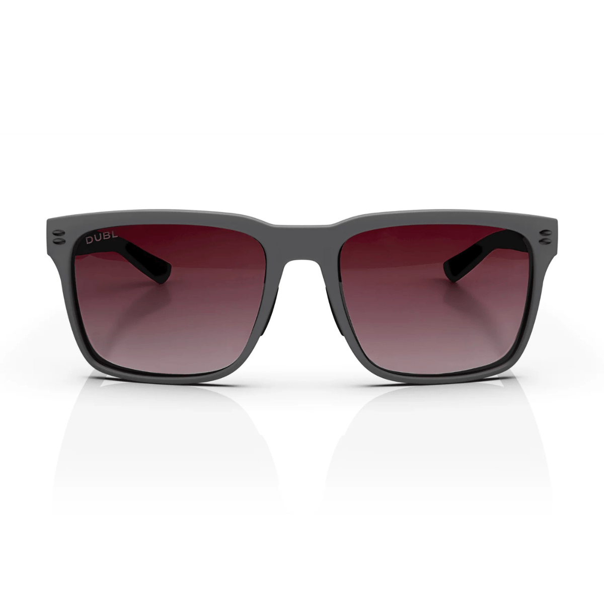Matte Pebble | DUBL Hyperion Golf Sunglasses, Front Shot