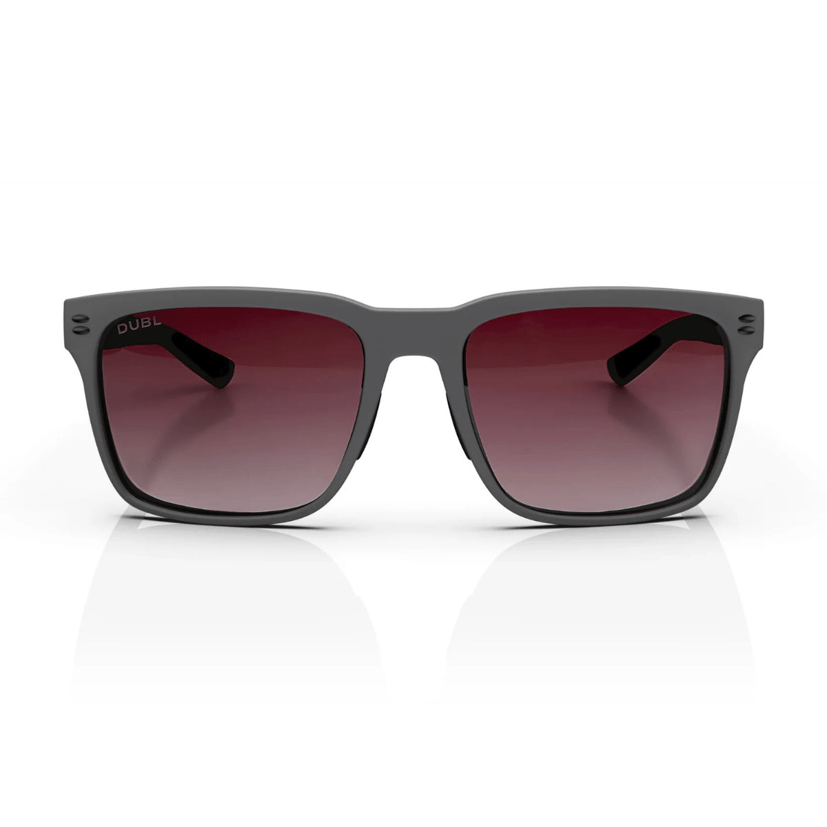 Matte Pebble | DUBL Hyperion Golf Sunglasses, Front Shot