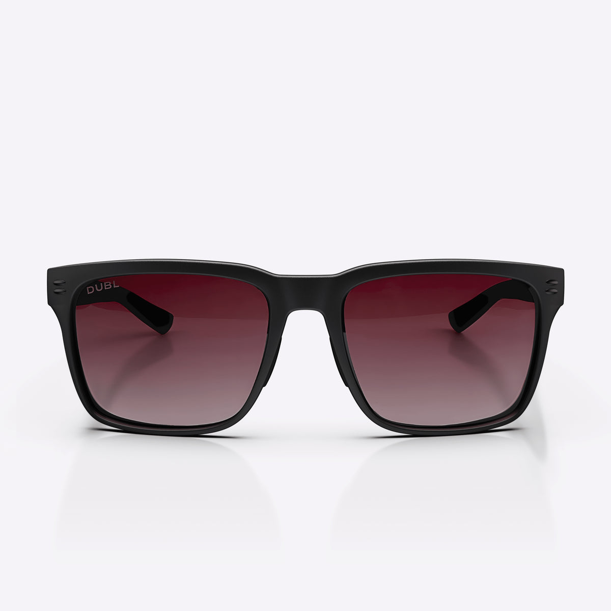 Matte Carbon | DUBL Hyperion Golf Sunglasses, Front Shot